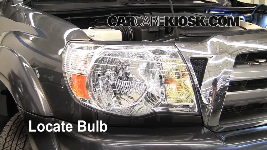2009 Toyota Tacoma Pre Runner 4.0L V6 Crew Cab Pickup (4 Door) Lights Turn Signal - Front (replace bulb)